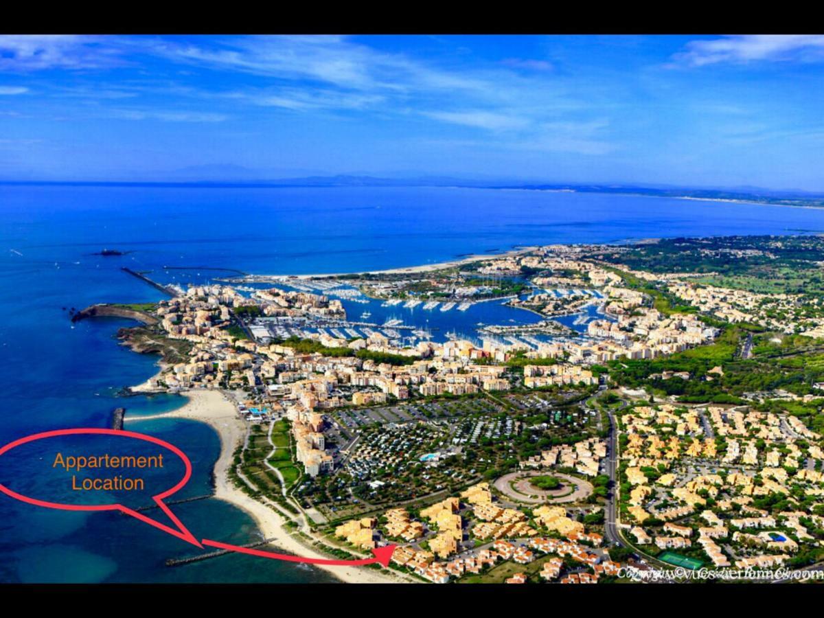 Residence Le Neptuna T2 Direct Plage Wifi Clim Agde Εξωτερικό φωτογραφία